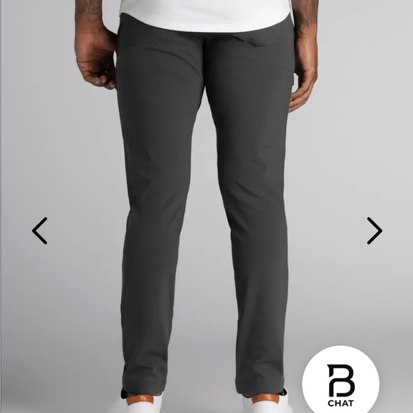Bylt Men’s Premium Basics Stretch Knit Everyday Pant 2.0 In Dark Charcoal Size L - Picture 3 of 16